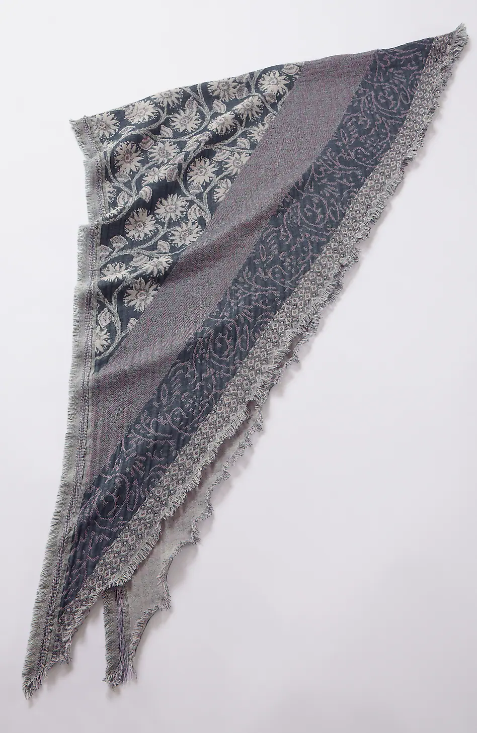 Jacquard Triangle Scarf