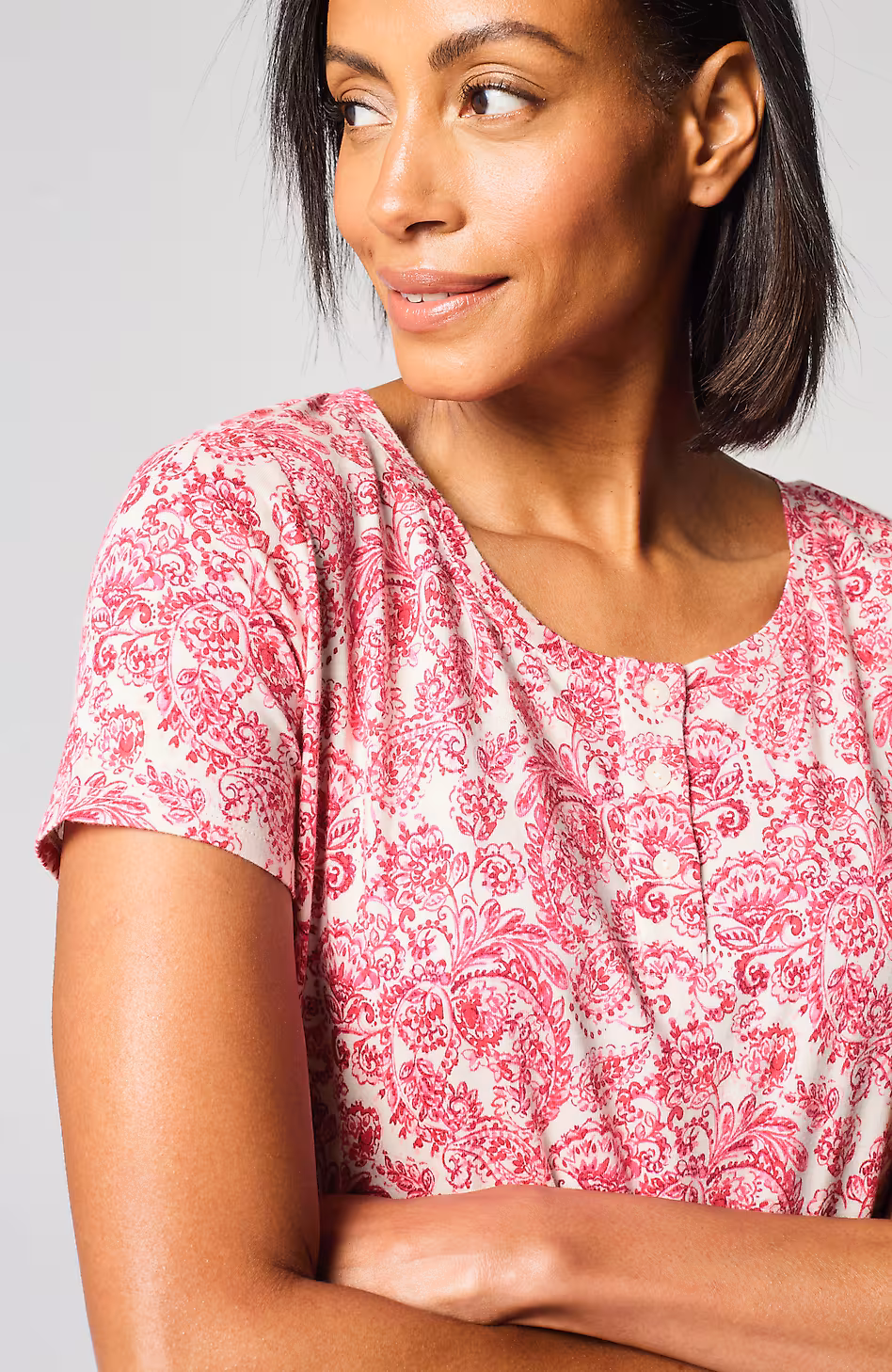 Sleep Ultrasoft Short-Sleeve Henley