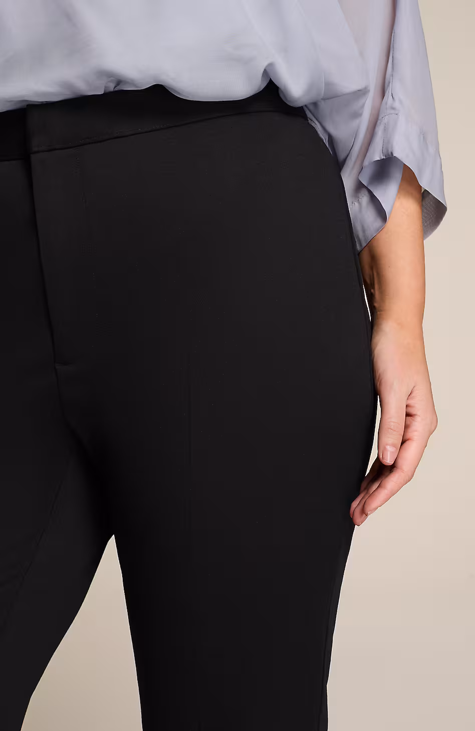 Wearever Polished-Knit Slim-Leg Trousers