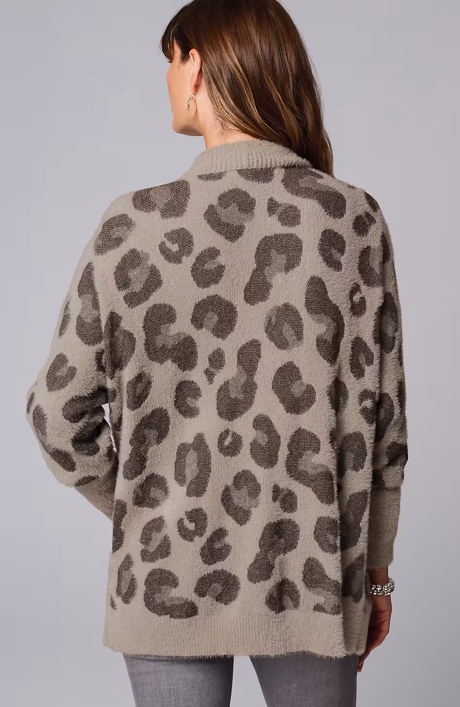 Leopard-Pattern Cardi