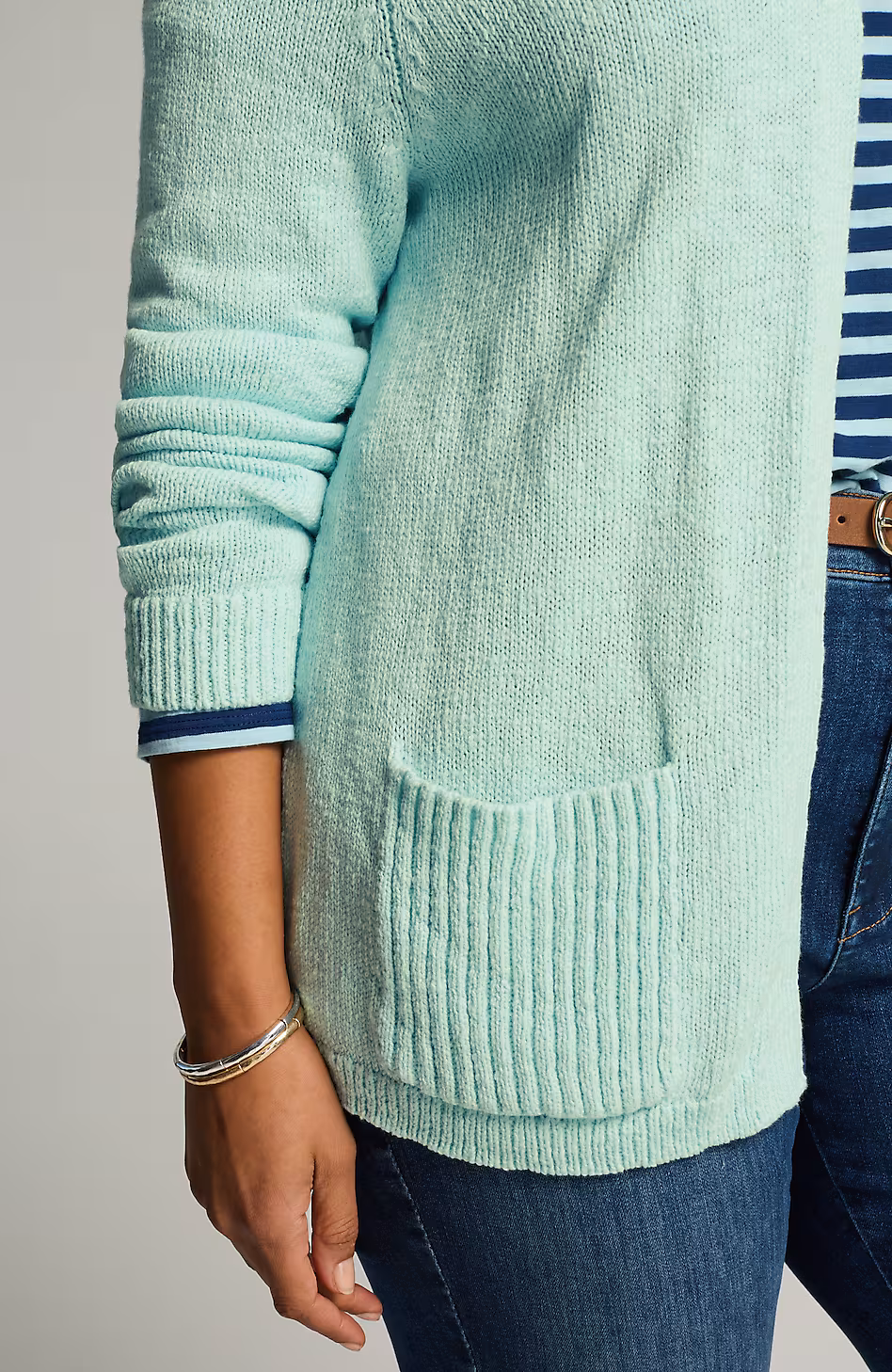 Short Patch-Pocket Cardi