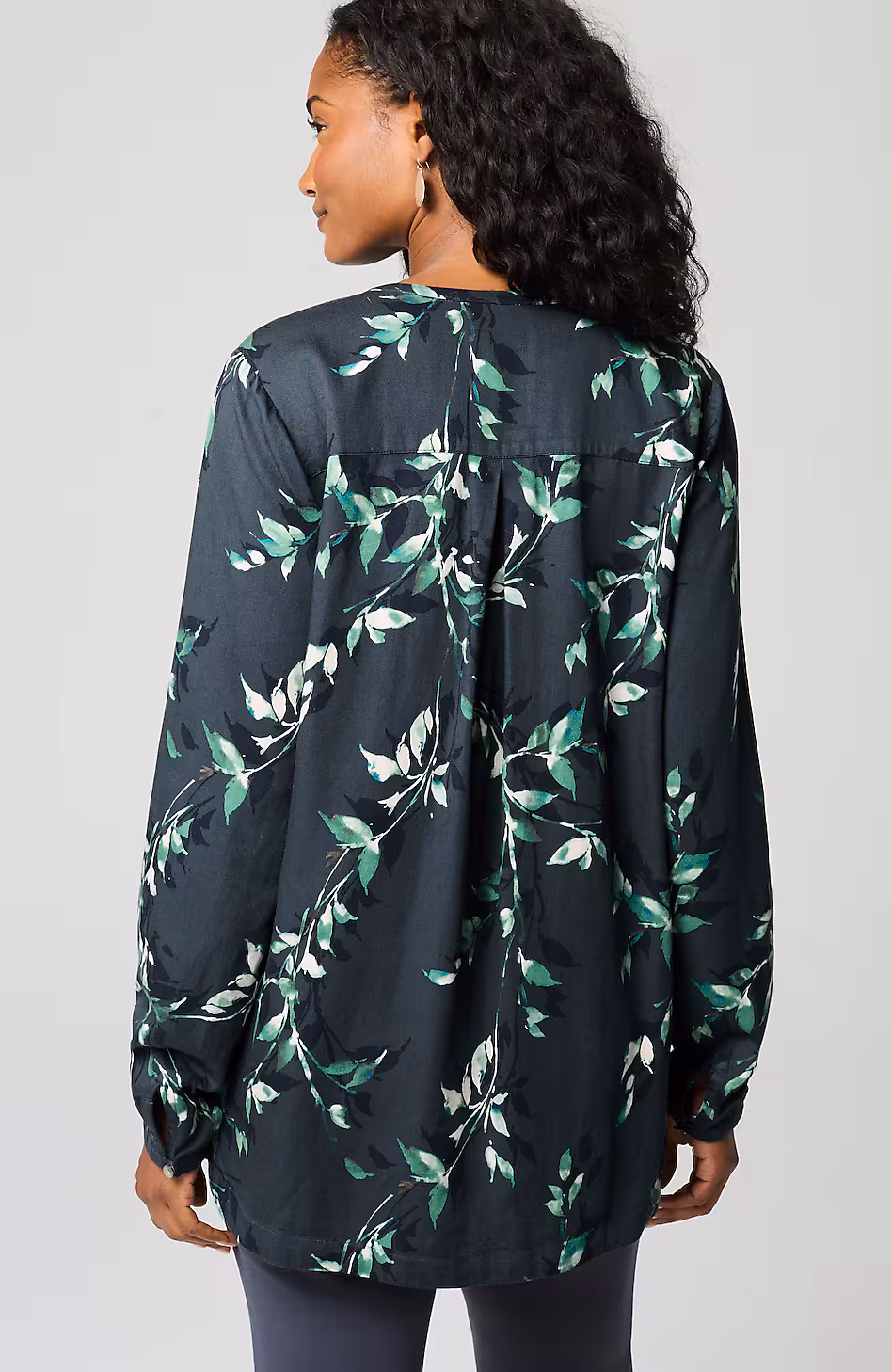 Pure Jill Printed A-Line Top