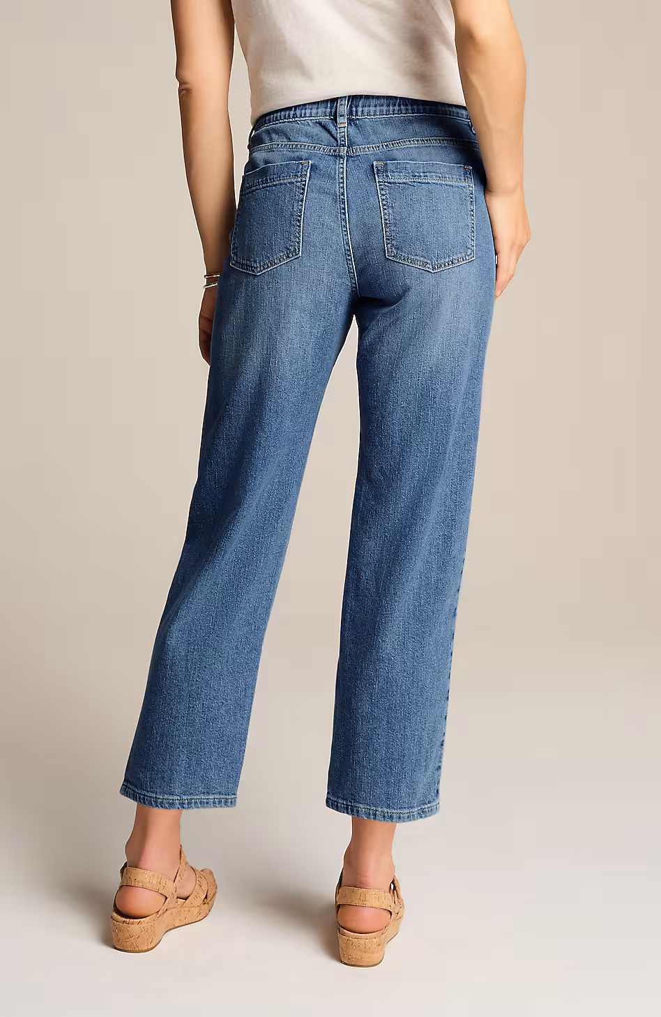 Pure Jill Relaxed Pull-On Jeans