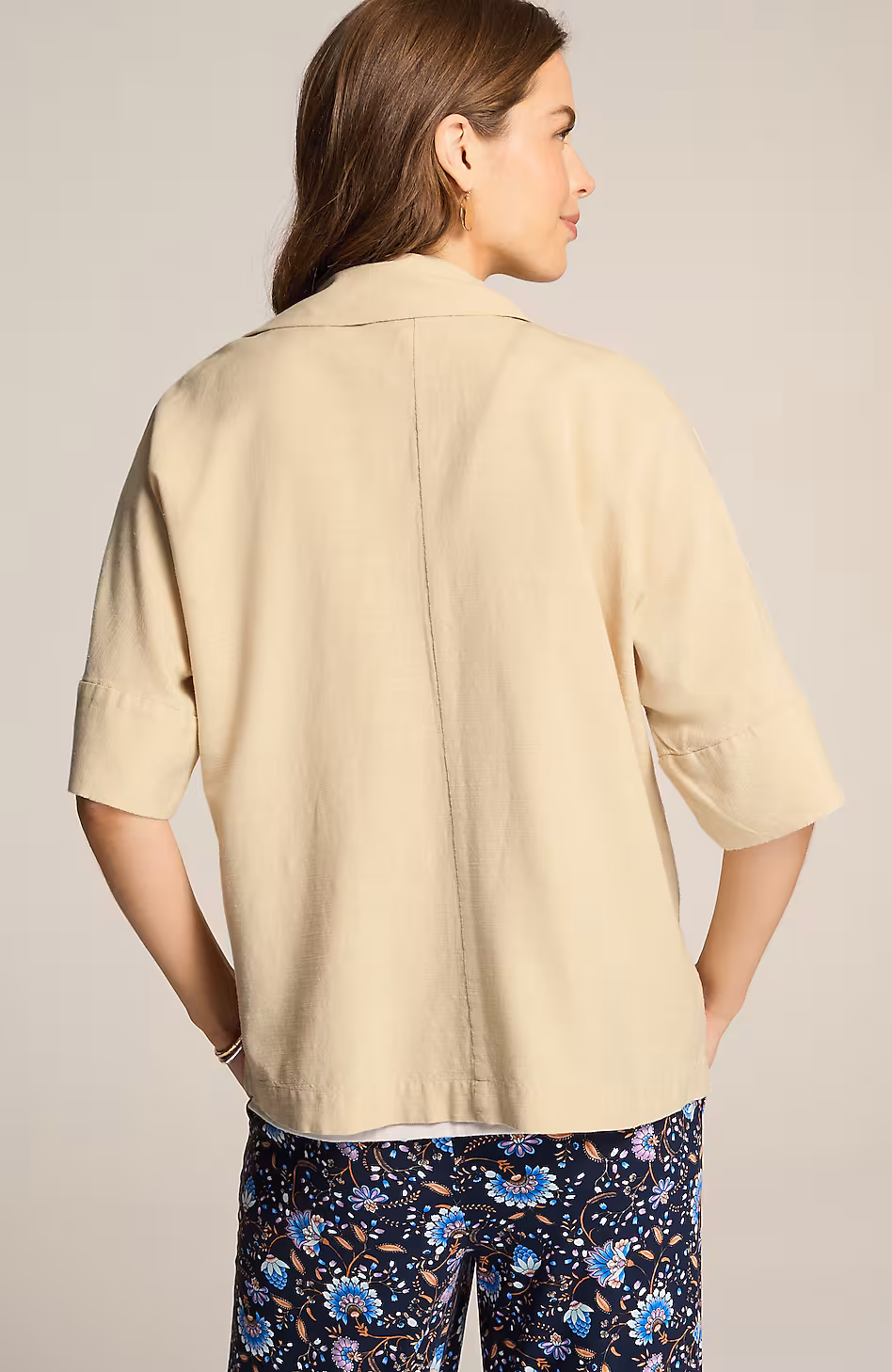 Wearever Collared One-Button Jacket