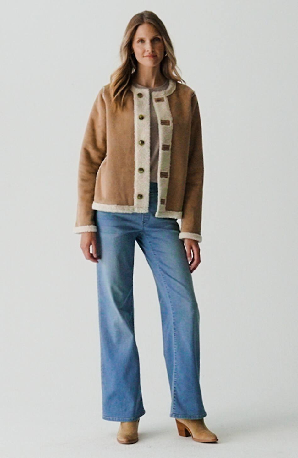 Pure Jill Reversible Teddy Jacket