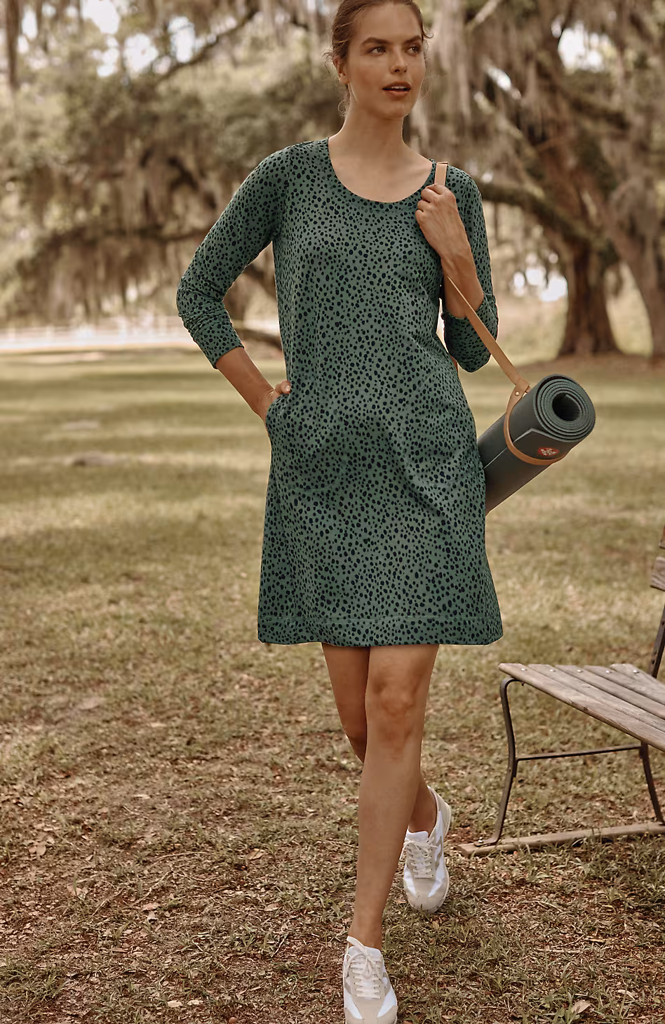 Fit Elevate Terry Seamed Dress
