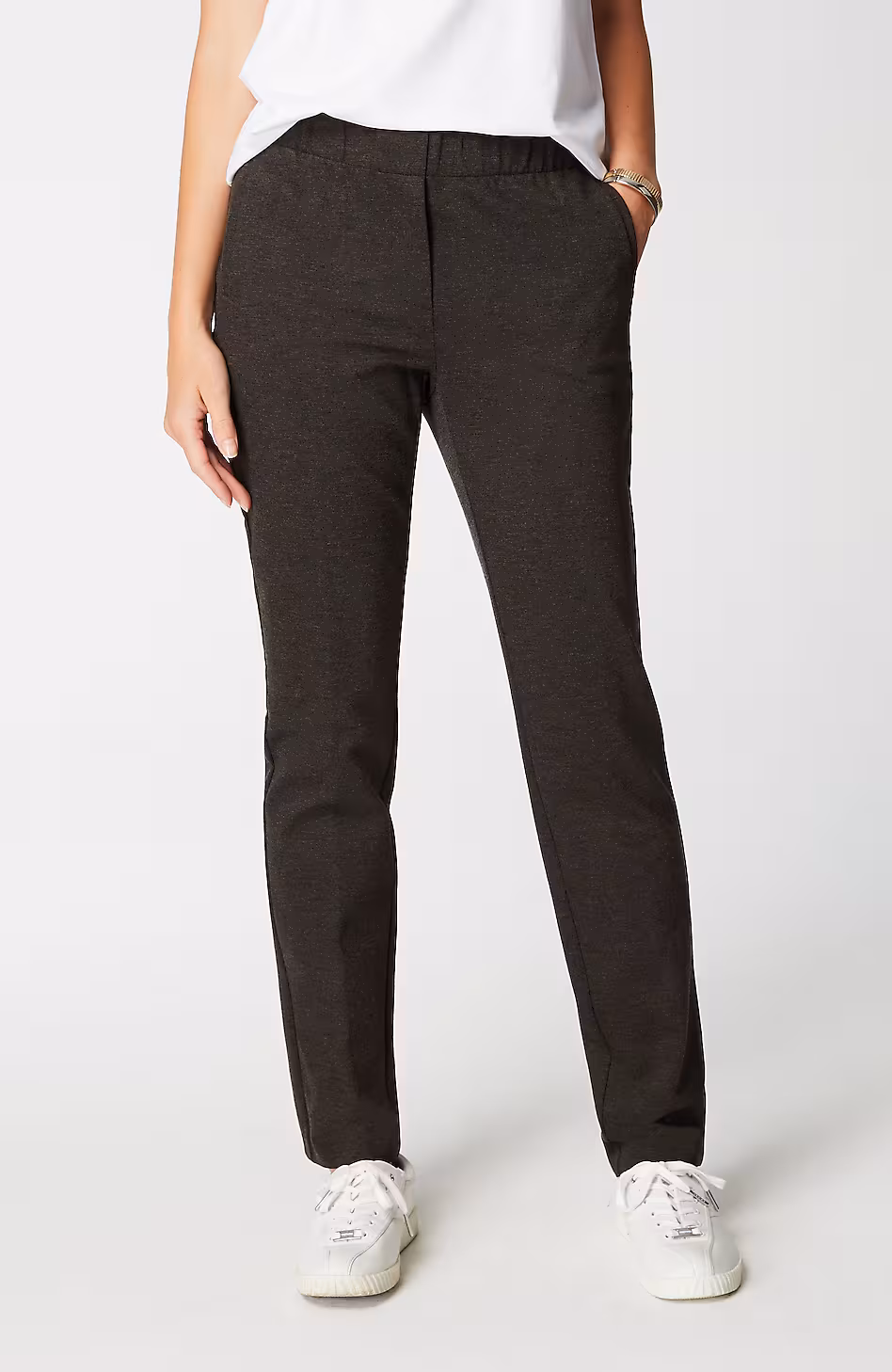 Ponte Welt-Pockets Slim-Leg Pants