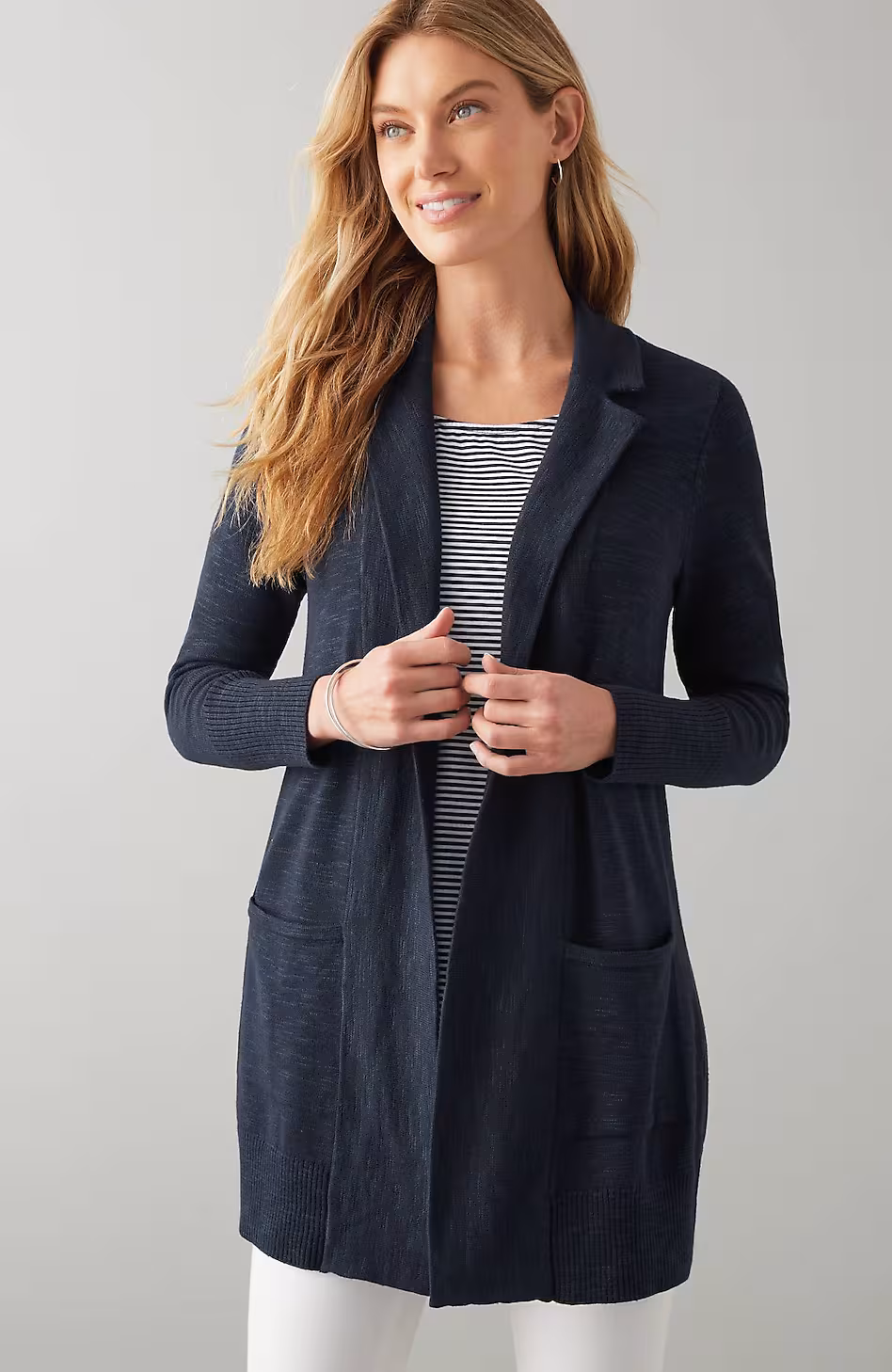 Textured Sweater-Jacket