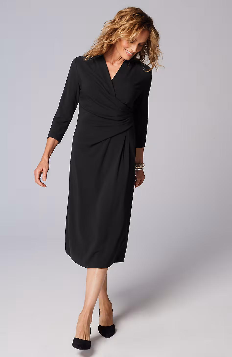 Wearever Side-Pleated Dress