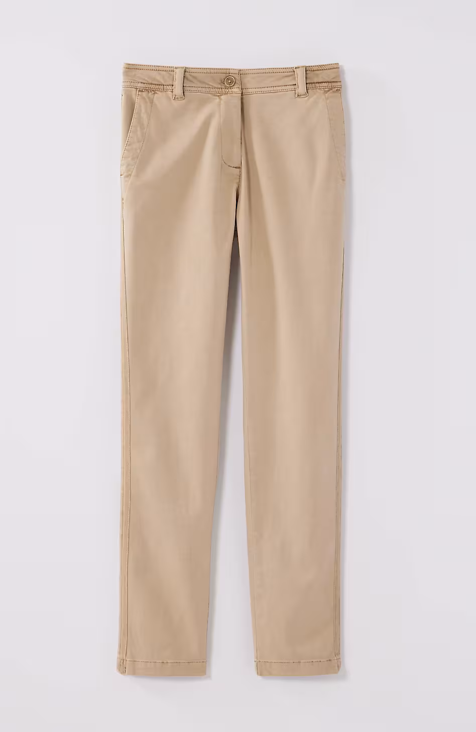 Sateen Slim-Leg Pants