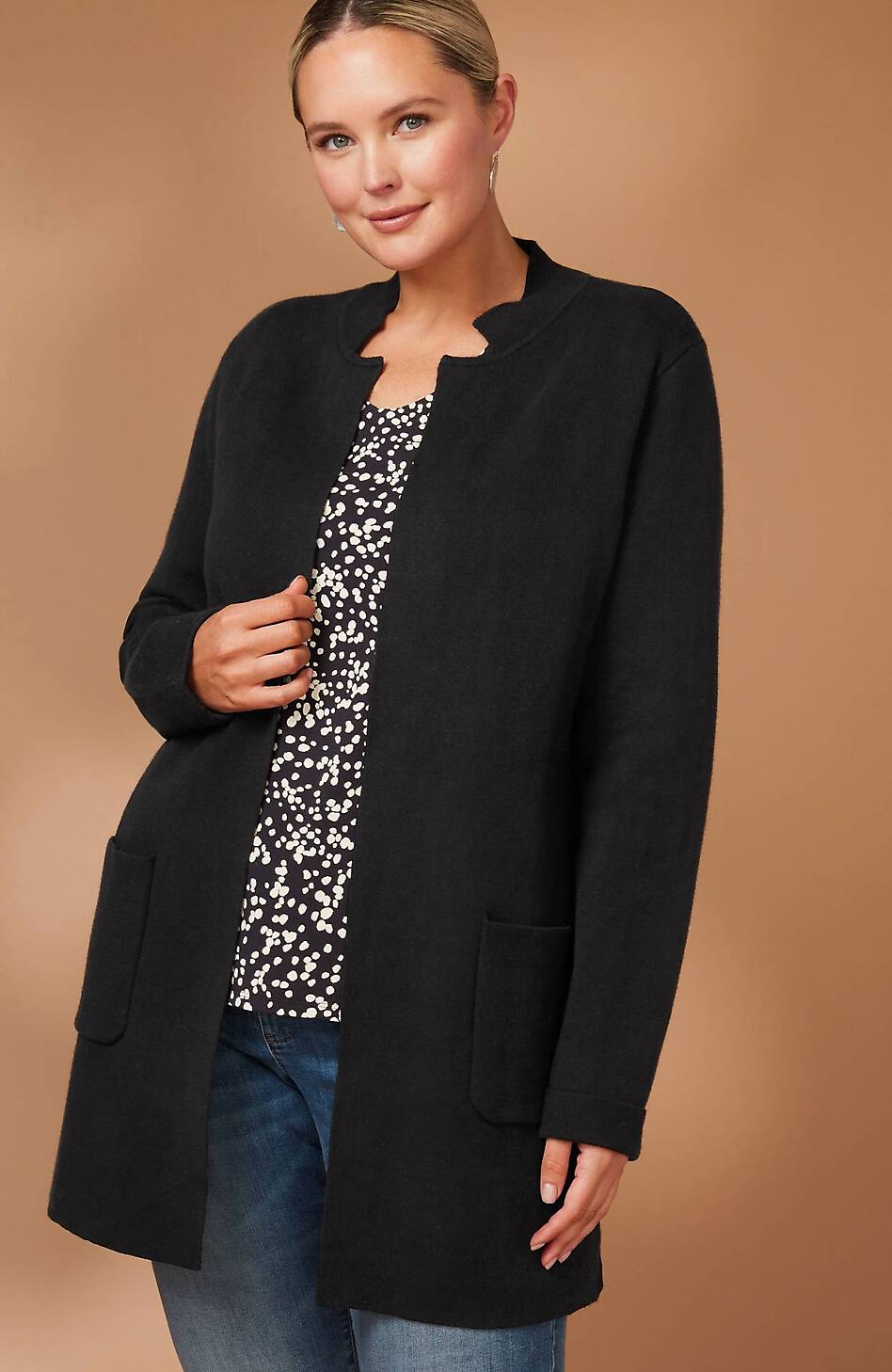 Majestic Open-Front Cardi
