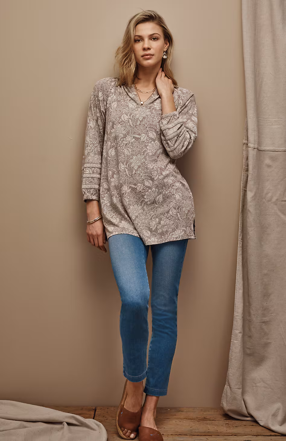 Pure Jill 5-Pocket Knit Jeans