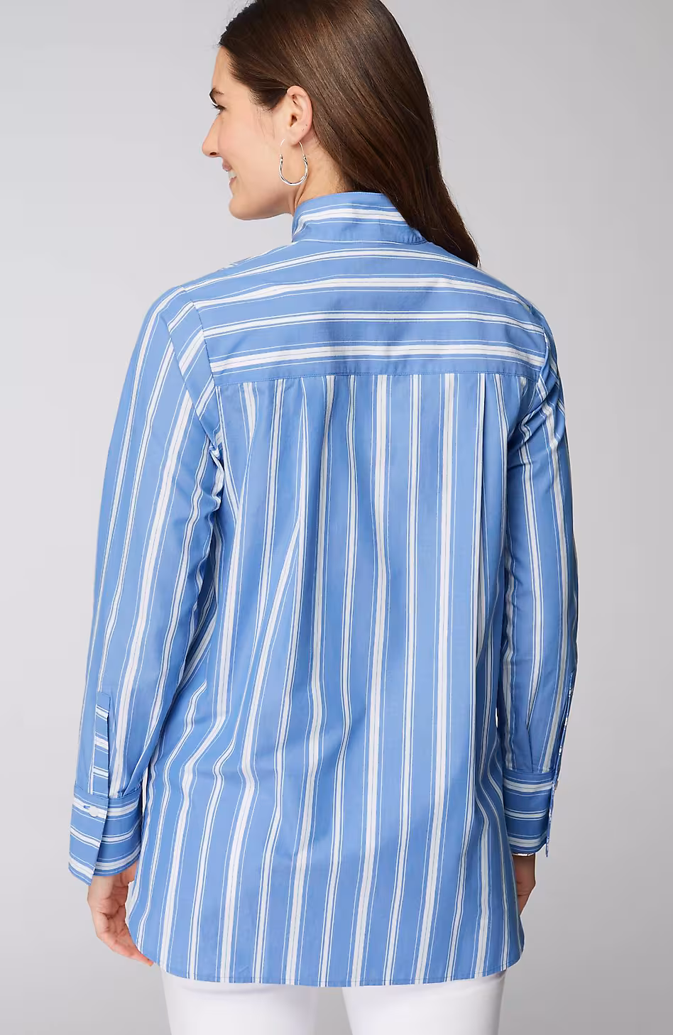 Cotton Stand-Collar Tunic