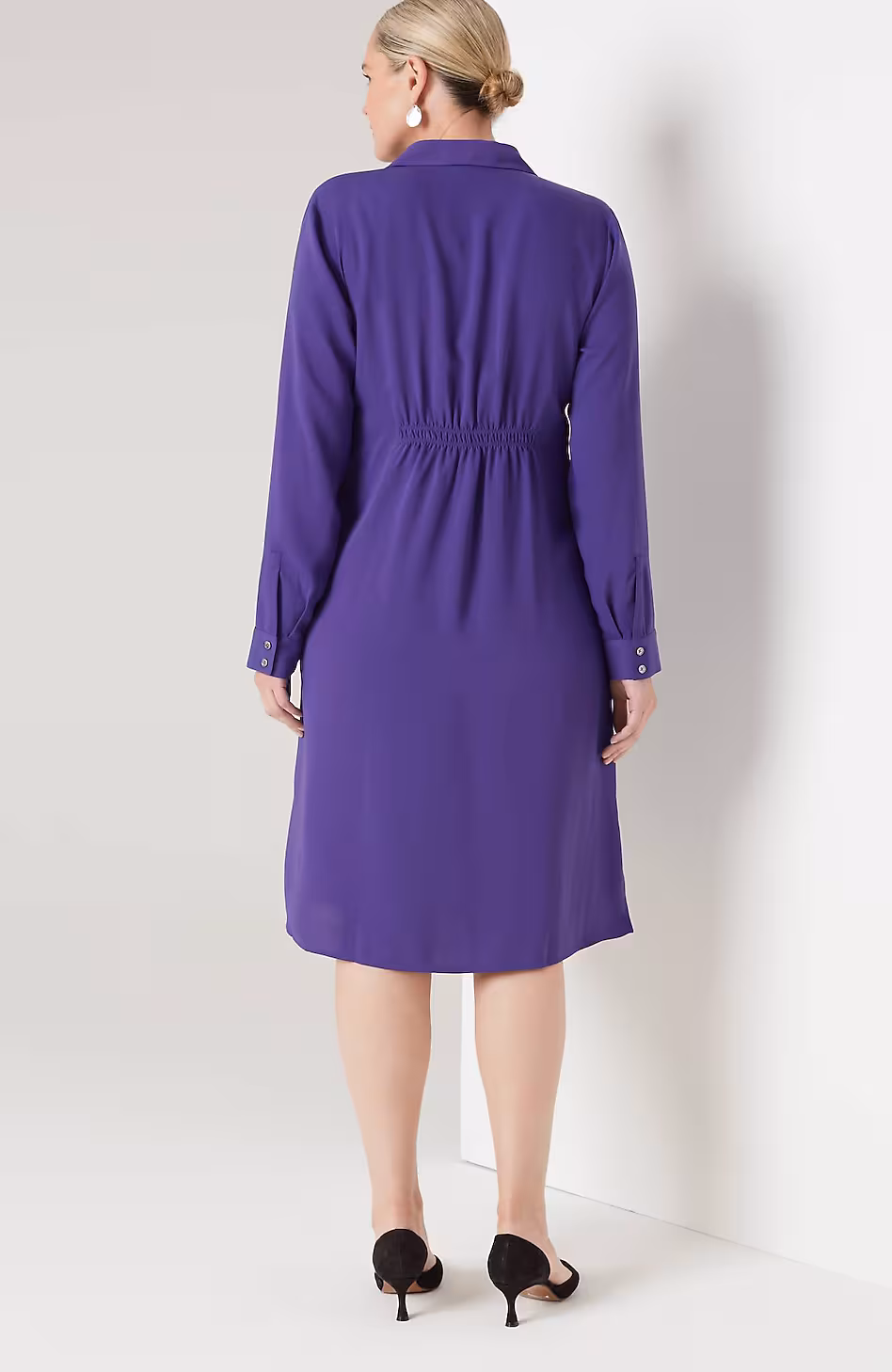 Wearever Twist-Front Shirtdress