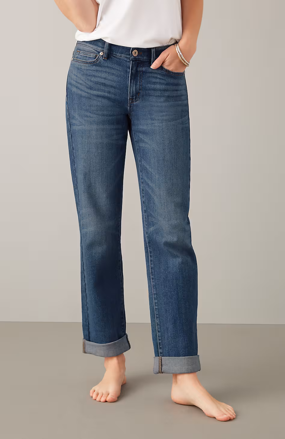 Relaxed Boyfriend Jeans