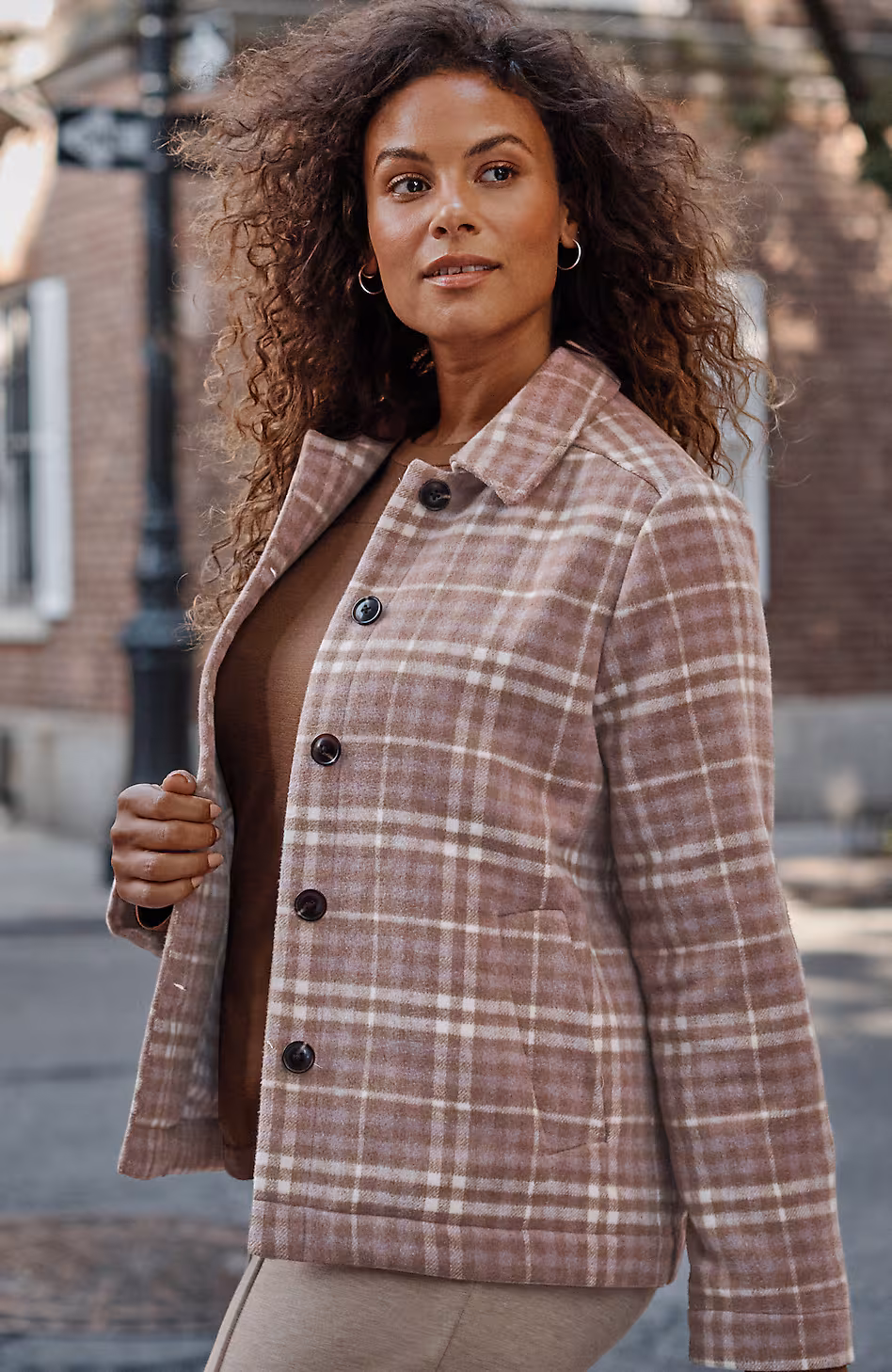 Wearever Double-Face Plaid Jacket