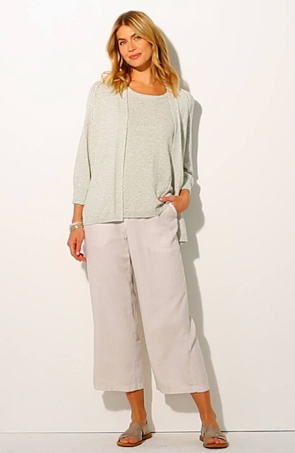 Pure Jill Spray-Dyed Cardi