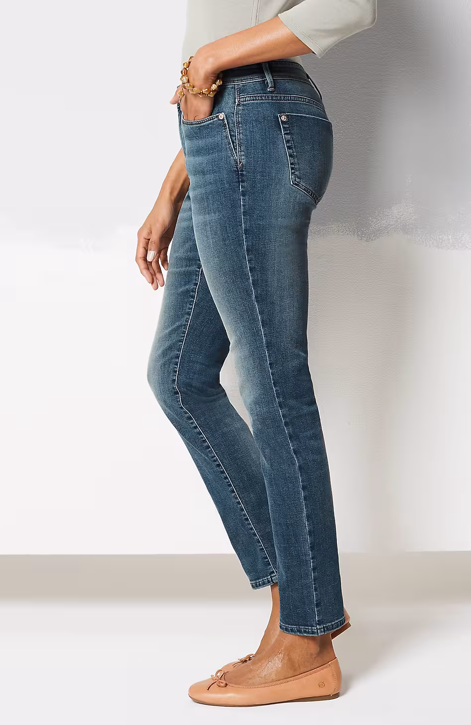 Authentic Fit Slim-Leg Jeans