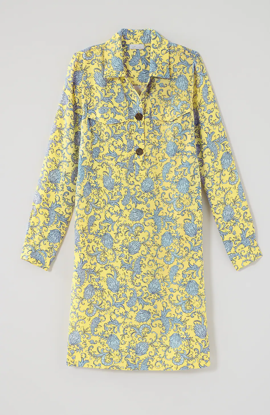 Linen Popover Shirtdress