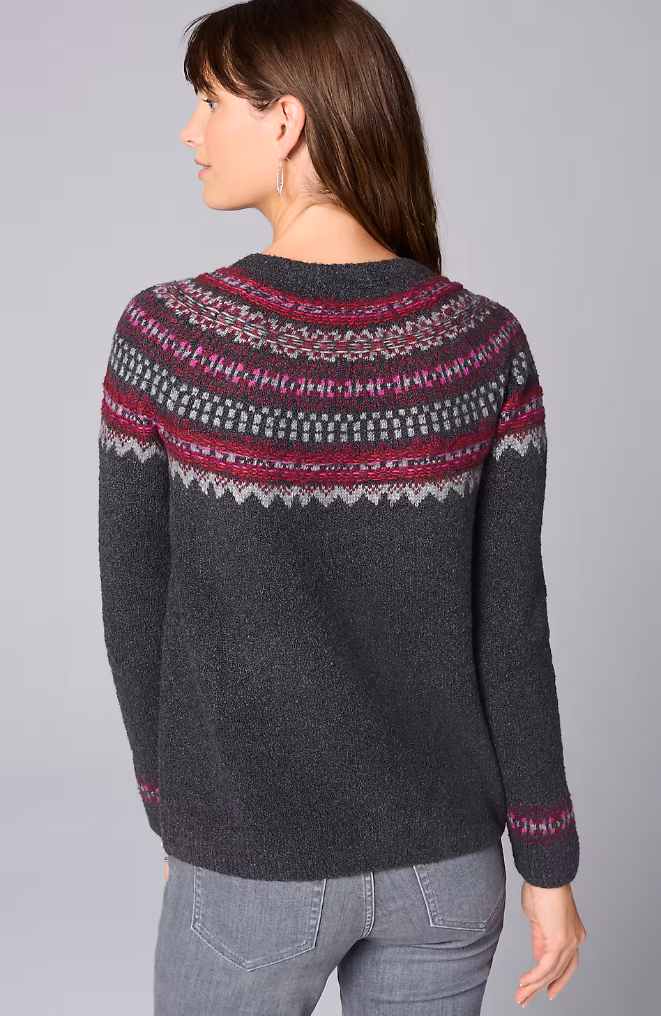 Fair Isle Pullover Sweater