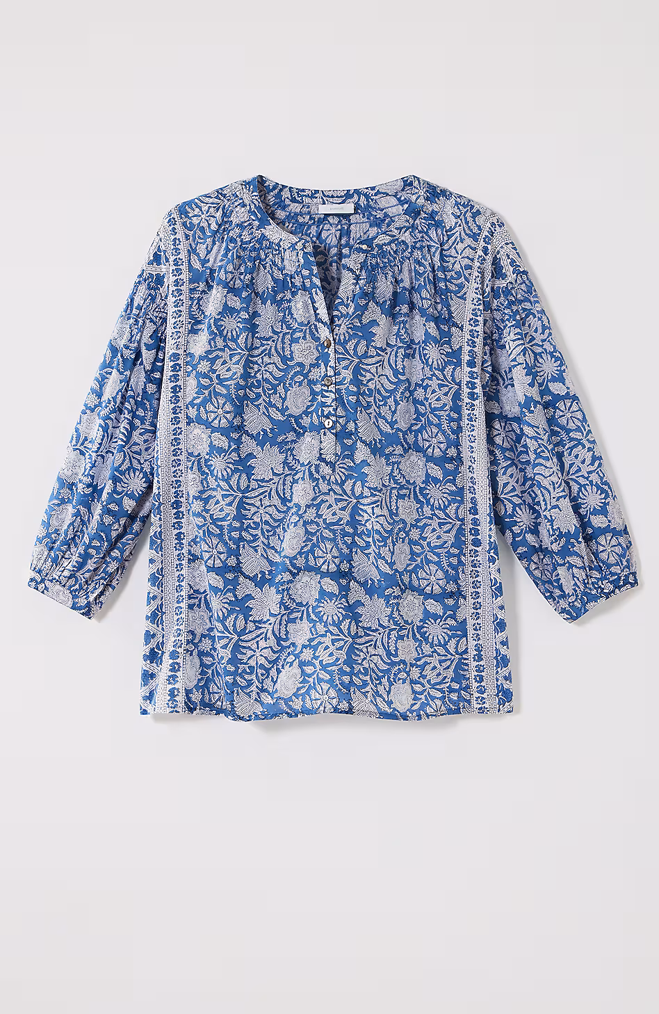Pure Jill Block-Printed Popover