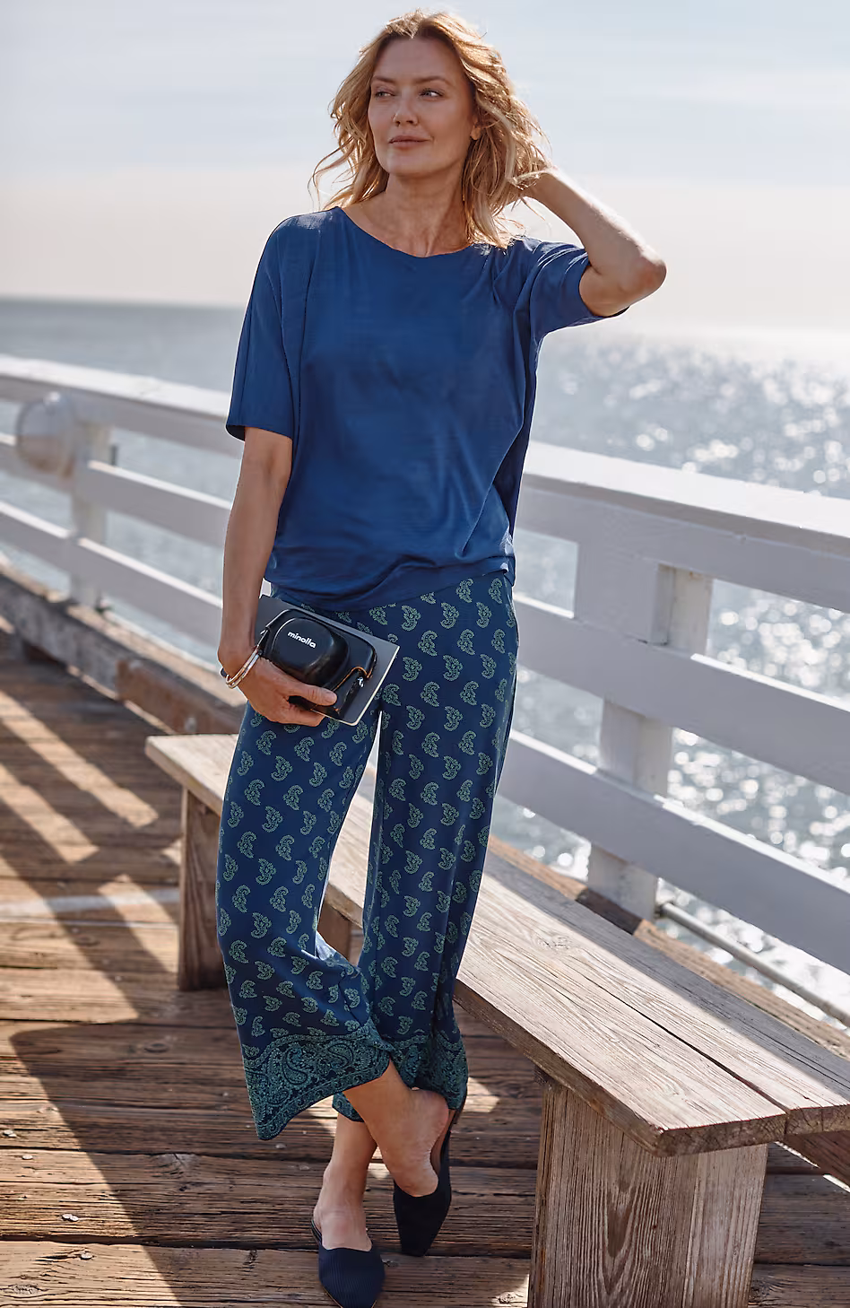 Wearever Wide-Leg Knit Crops