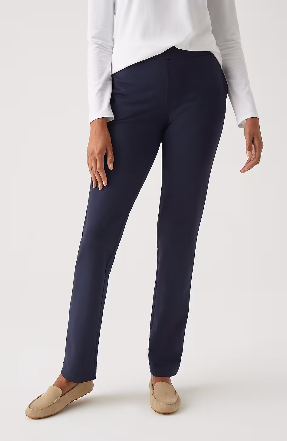 Pure Jill Affinity Slim-Leg Pants