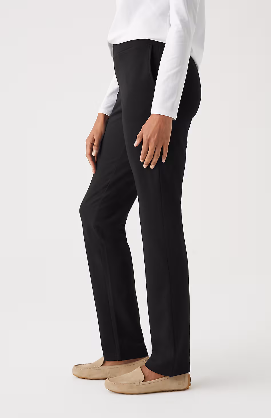 Pure Jill Affinity Slim-Leg Pants