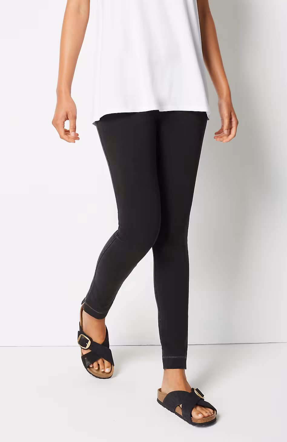 Pure Jill Side-Slit Jeggings