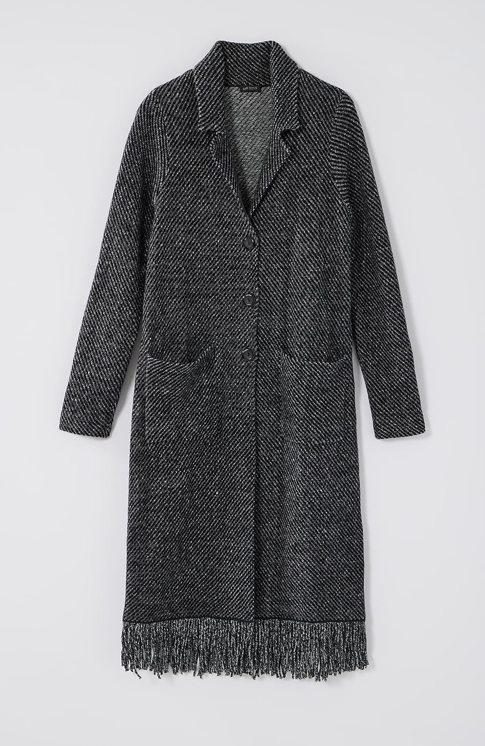 Wearever Tweed Fringed Topper