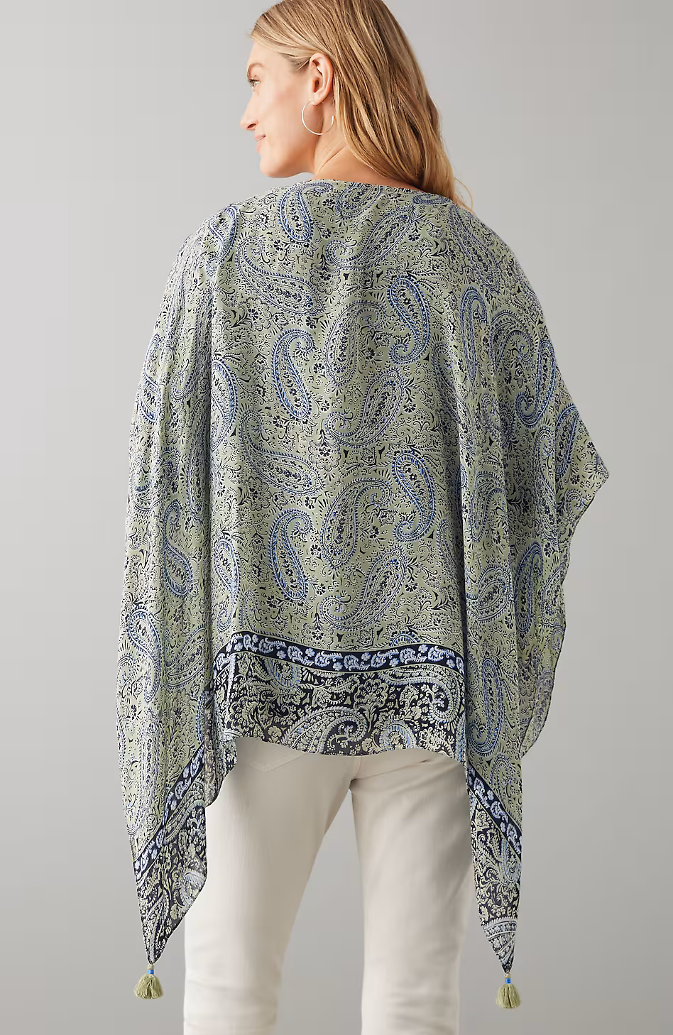 Soft Printed Poncho
