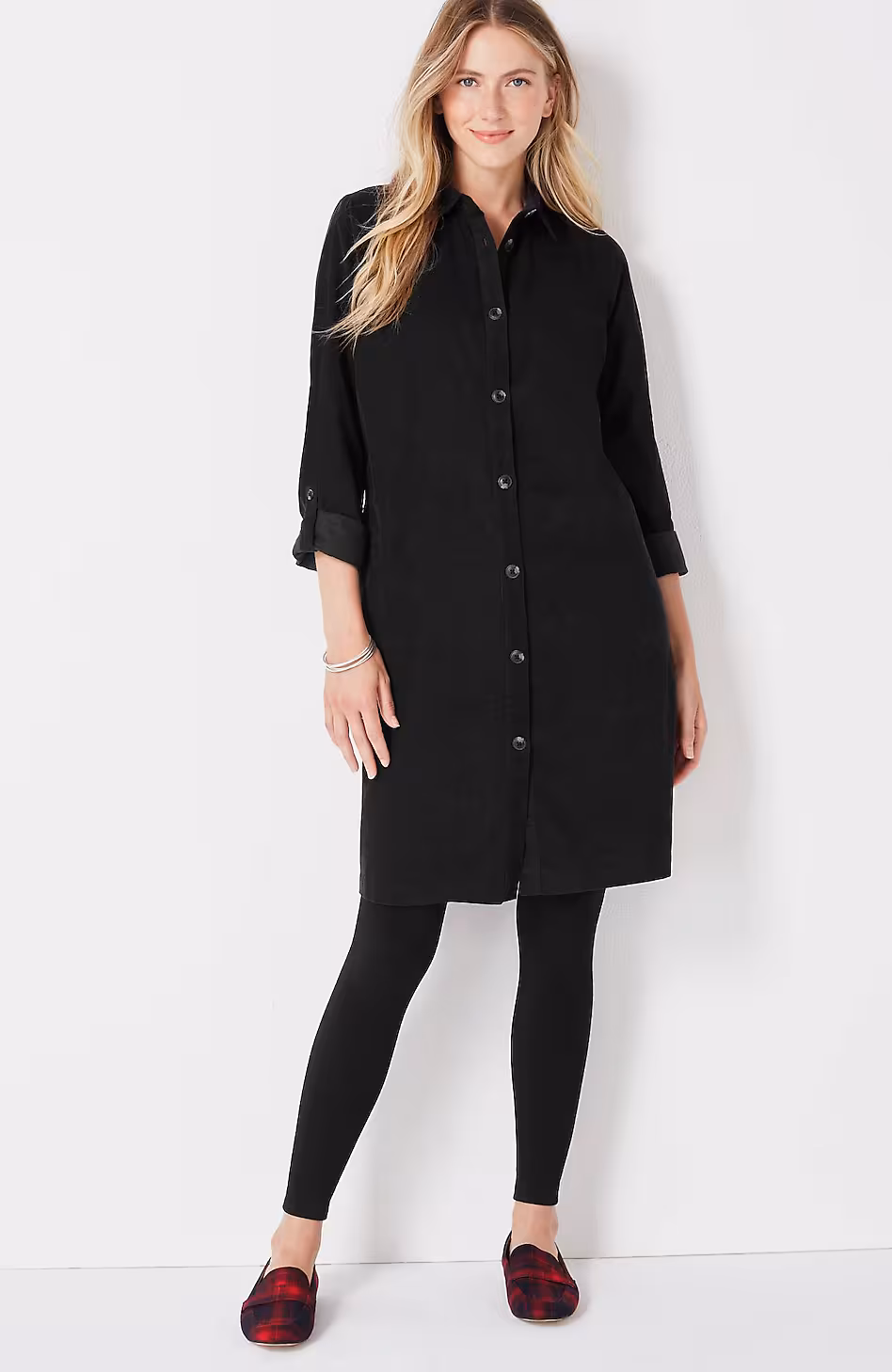 Fleece-Lined Footless Tights