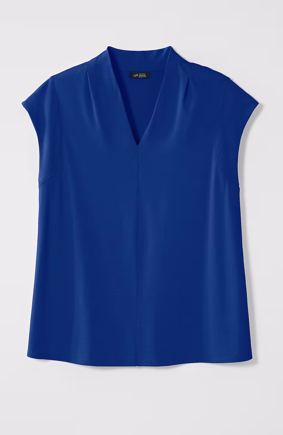 Wearever Slub-Knit Cap-Sleeve Top