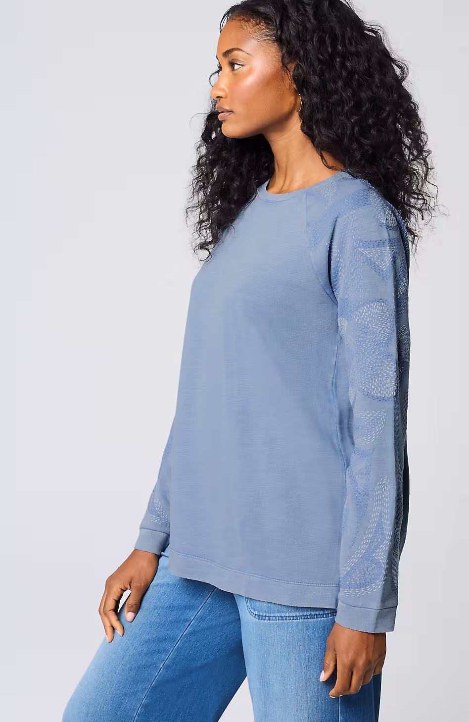 Pure Jill Organically Grown Cotton Sweatshirt