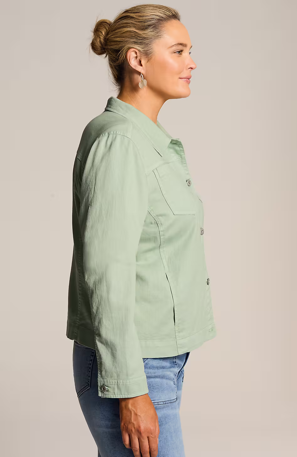 Cotton & Linen Denim Jacket