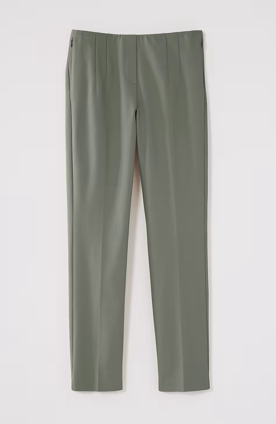 Versatile Cotton-Stretch Slim-Leg Pants