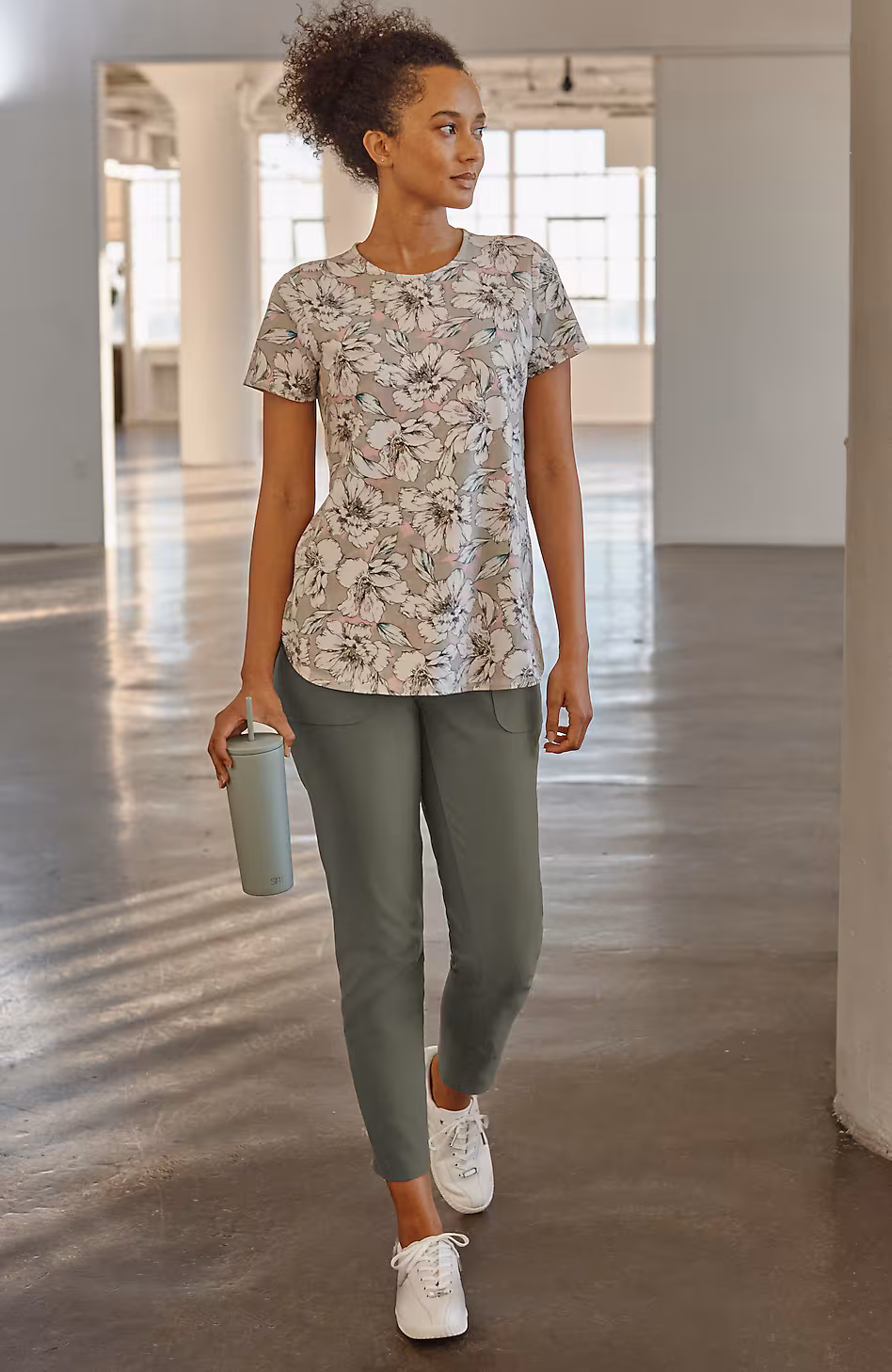 Fit Patch-Pocket Slim-Leg Pants