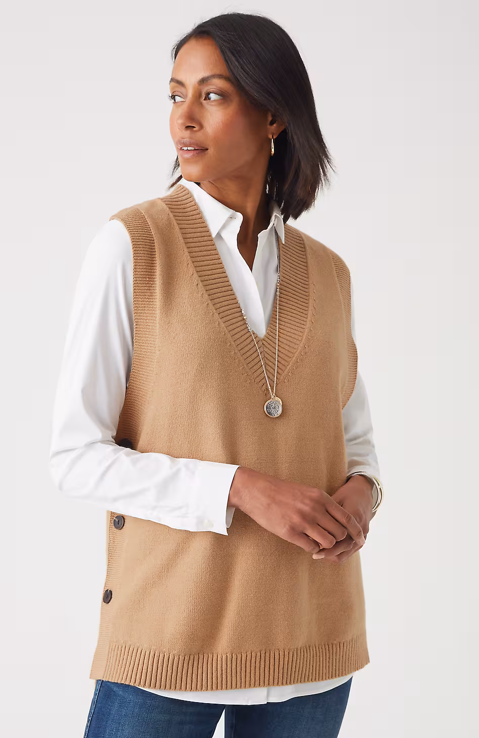 Side-Button Vest