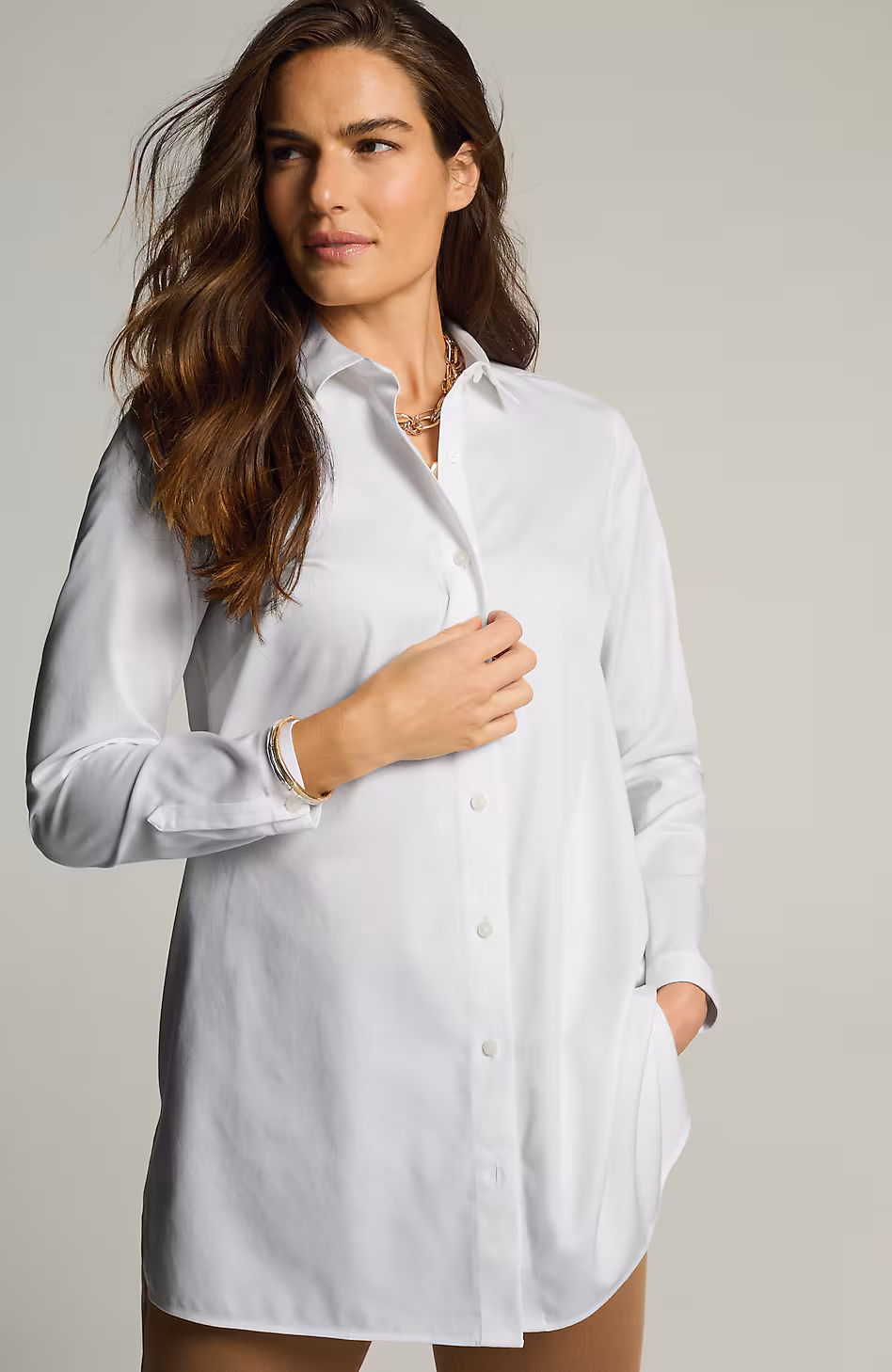 Non-Iron A-Line Tunic