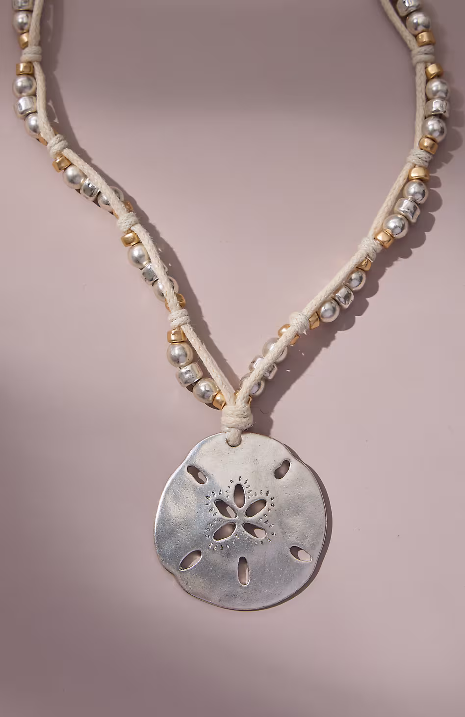 Sand Dollar Pendant Necklace