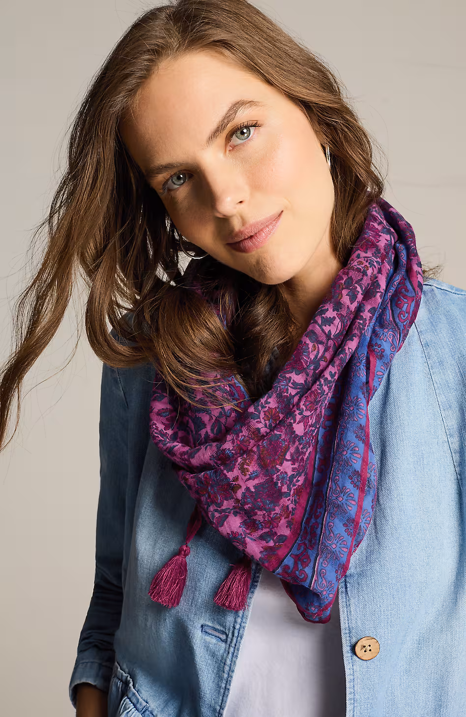 Delicate Diamond Scarf