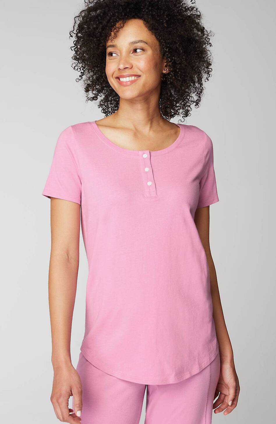 Sleep Ultrasoft Short-Sleeve Henley