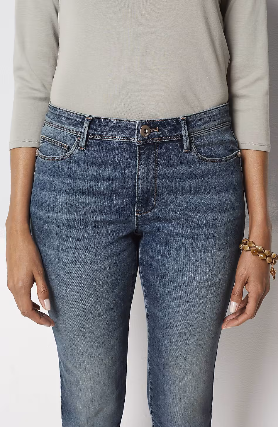 Authentic Fit Slim-Leg Jeans
