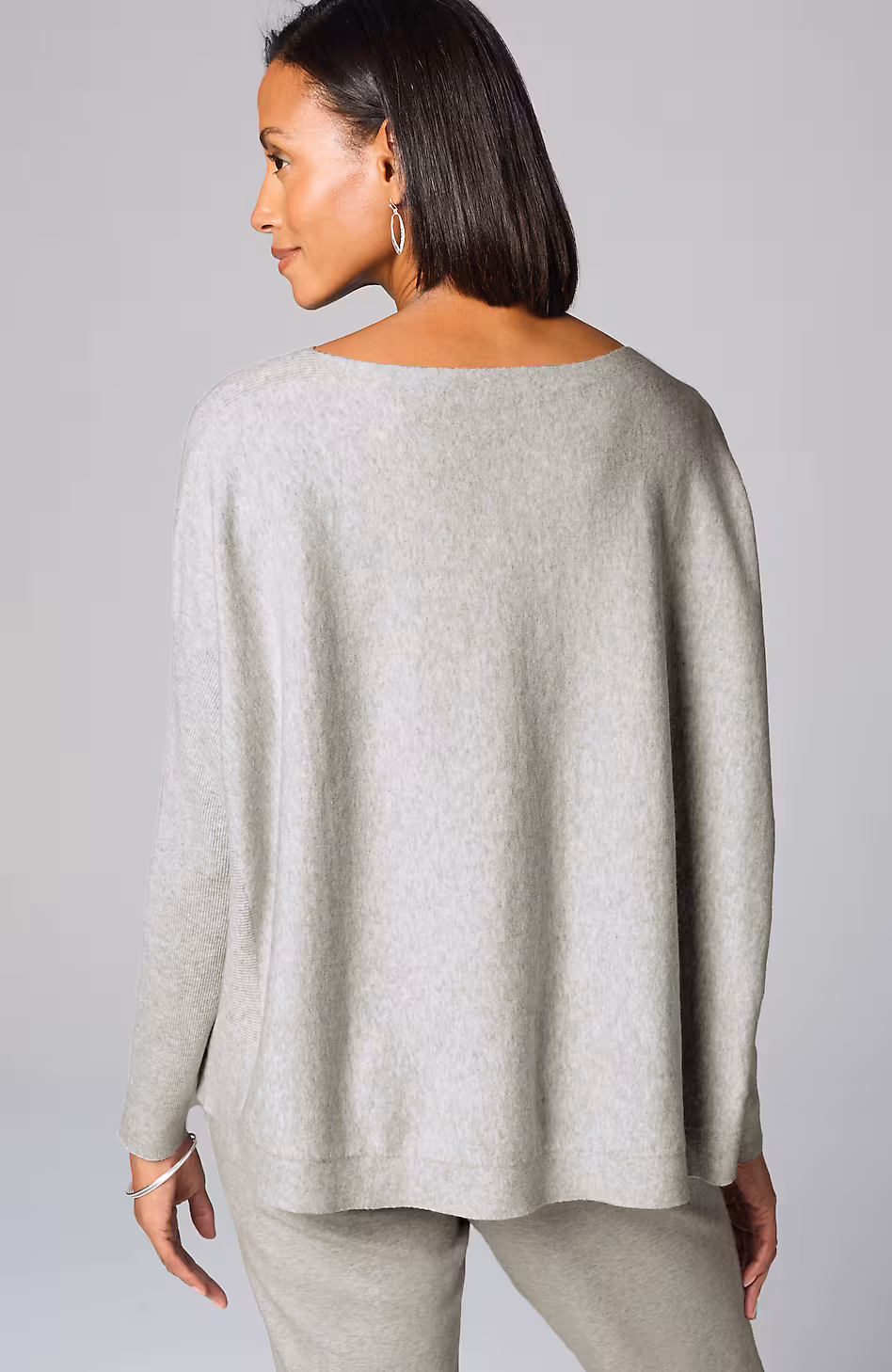 Pure Jill Dolman-Sleeve Sweater