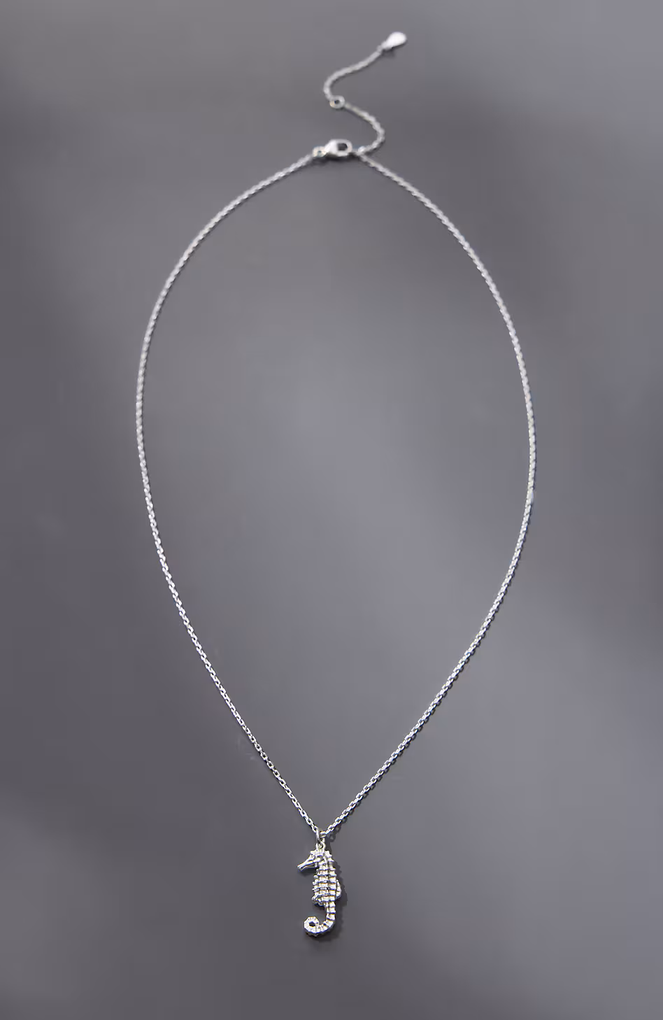 Sterling Silver Seahorse Necklace