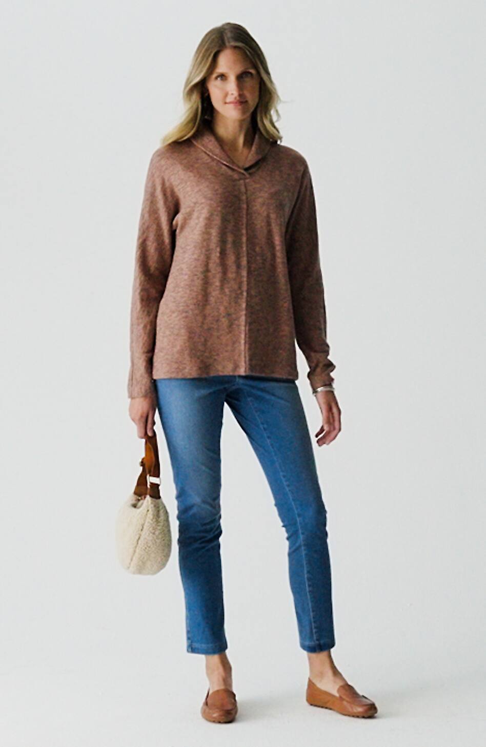 Pure Jill 5-Pocket Knit Jeans