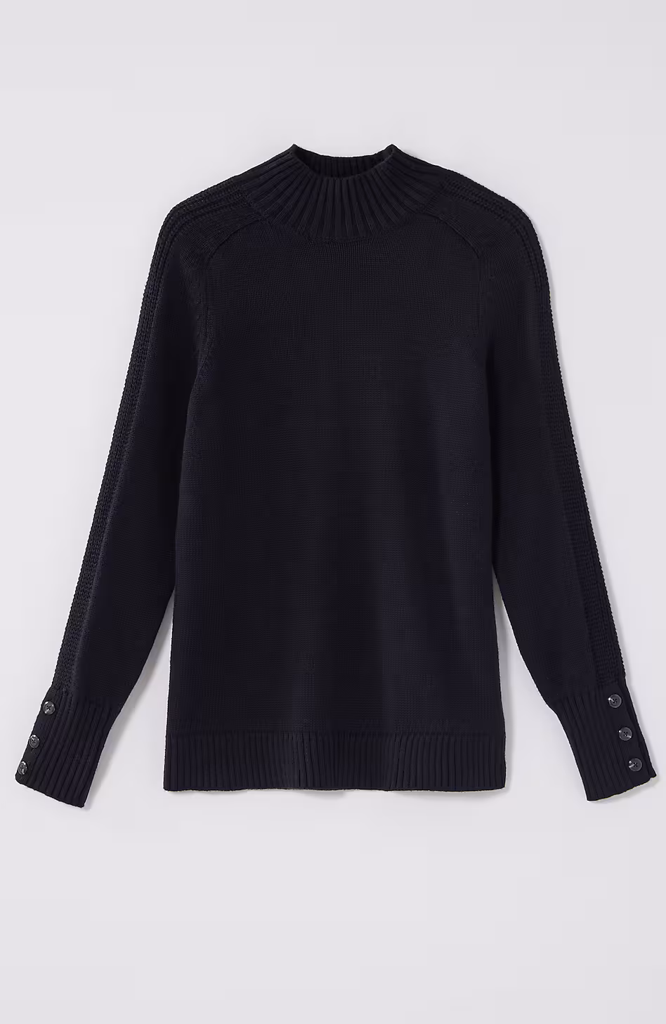 Wearever Button-Cuffed Sweater