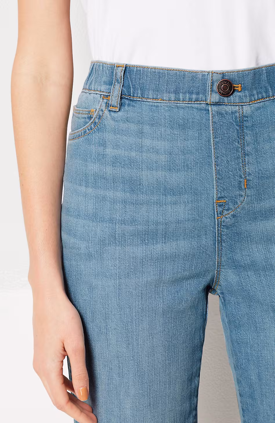 Pure Jill Relaxed Pull-On Jeans