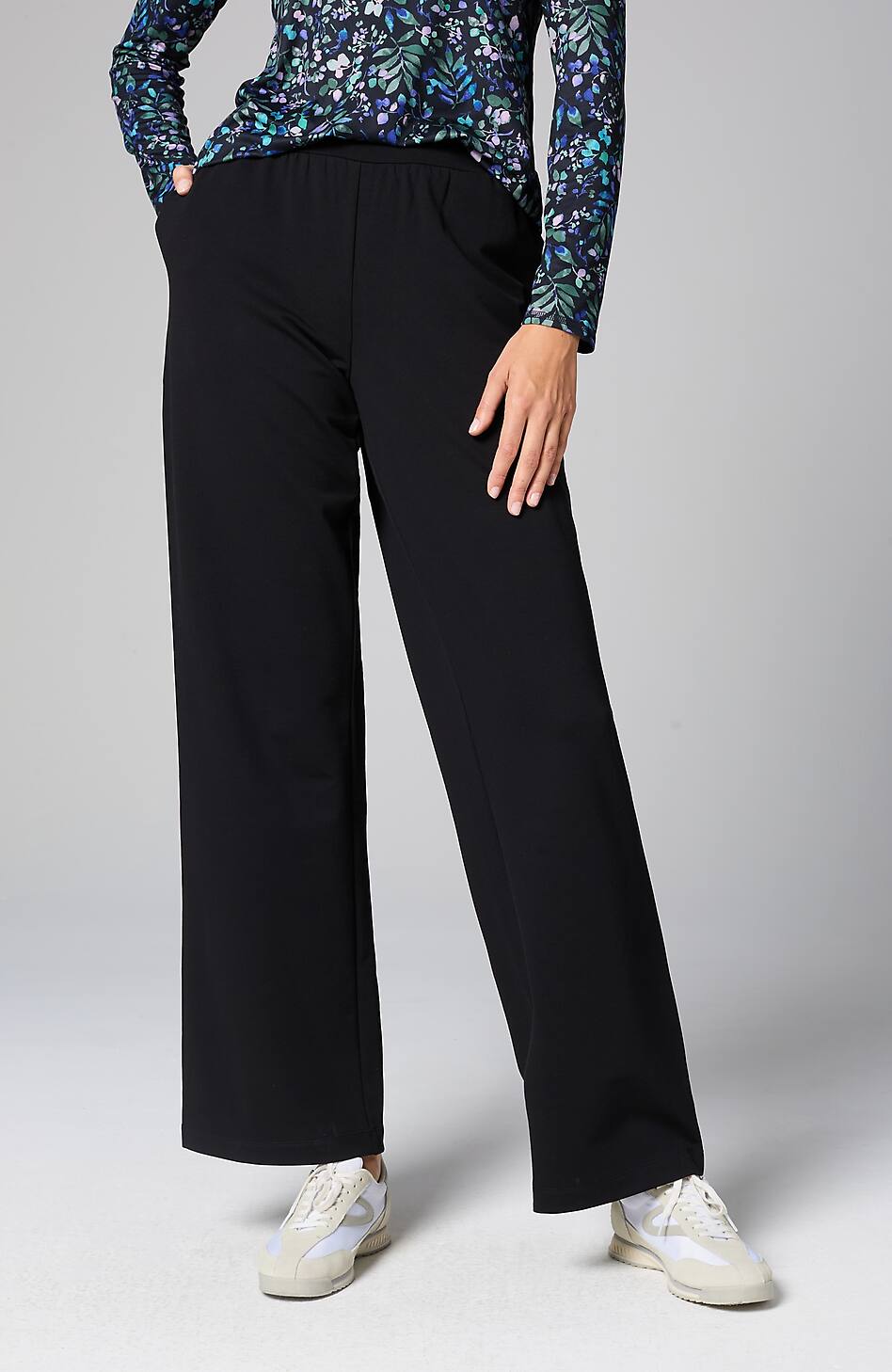 Fit Elevate Terry Wide-Leg Pants