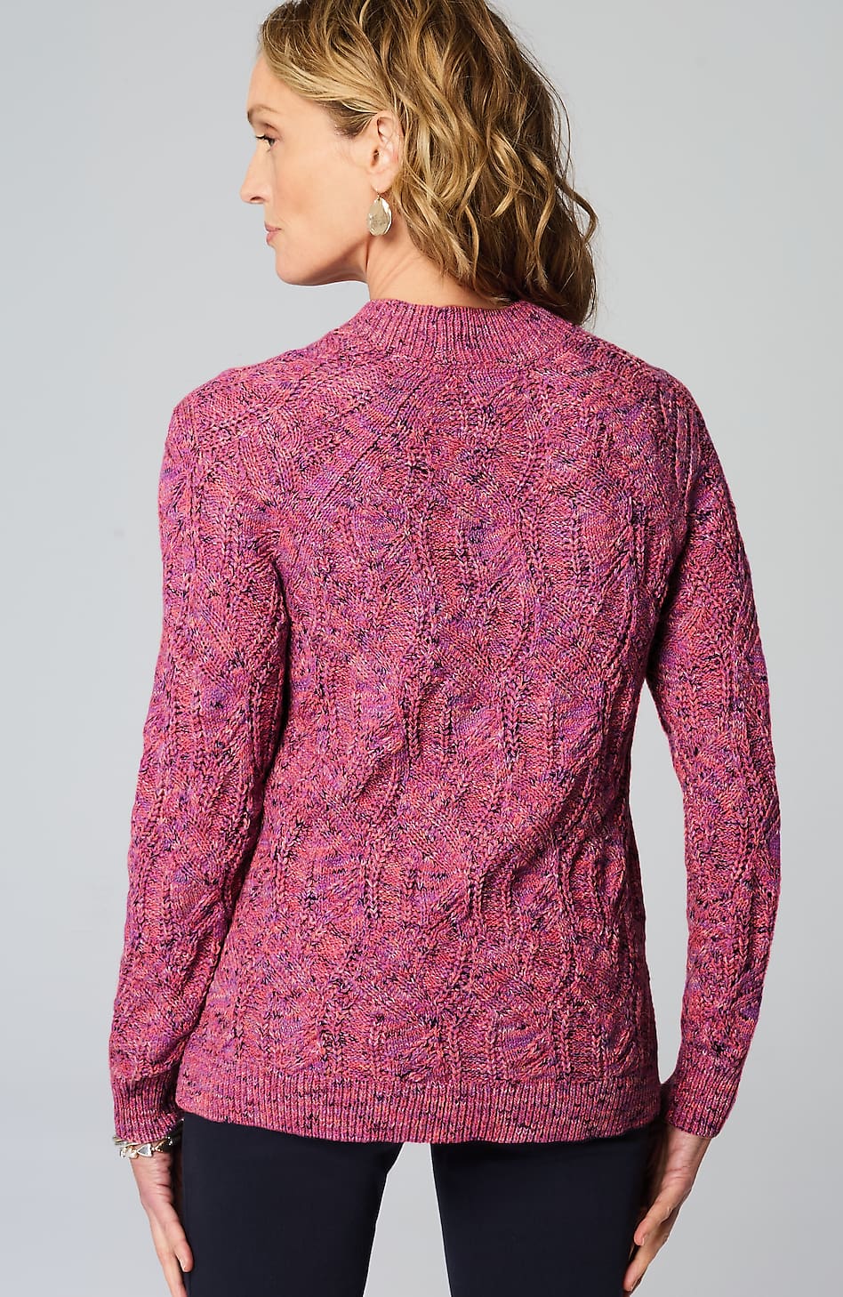 Wearever Multiyarn Textured Pullover